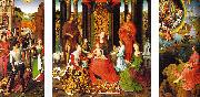 Hans Memling Triptych of St.John the Baptist and St.John the Evangelist oil painting picture wholesale